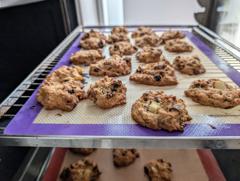 Apfel-Rum-Rosinen-Cookies